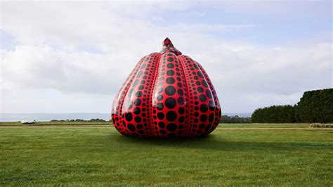 One Of Yayoi Kusama S Giant Pumpkins Is Taking Up Permanent Residence