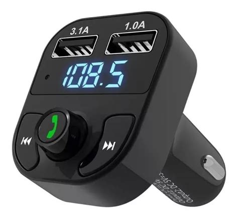 Receptor Bluetooth Autos Transmisor Fm Mp3 Carga Rápida 3 1 Cuotas