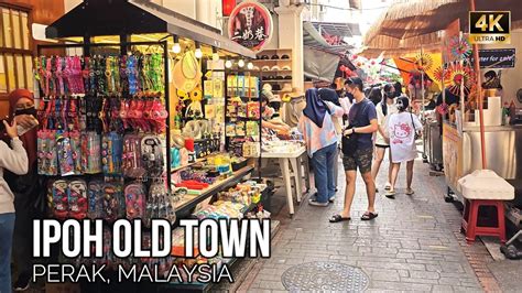 Ipoh Old Town Walking Tour Step Back In Time Perak Malaysia 4K