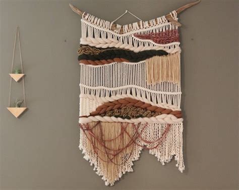 Extra Large Fiber Art Large Macraweave Large Macrame Woven Wall