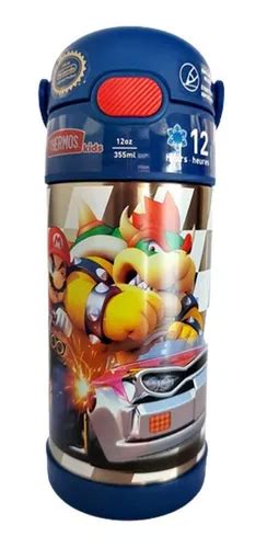 Garrafa Termica Thermos Super Mario 355ml Mod Novo Original Frete grátis