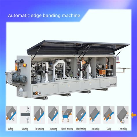 ZICAR Wood Furniture Mdf Pvc Abs Pre Milling Corner Rounding Automatic