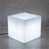 CUBY Lampe d extérieur cube lumineux H43cm Blanc New Garden 89 00