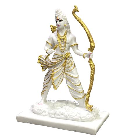 Shree Ram Ji Shri Ram Murti Idol Statue – Home Decor Marble Look Murti ...