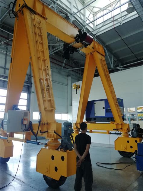 Industrial Remote Control Single Beam Mobile Gantry Crane China