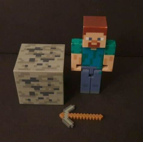 Mojang Mattel Minecraft Steve Overworld Fully Articulated Figure Series 1 3830431303