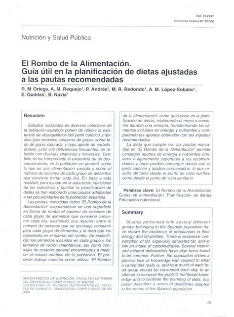 PDF El Rombo de la Alimentación Guía útil en la ROMBO 200 od