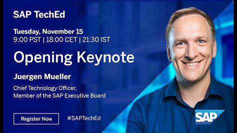 Sap Teched In 2022 Opening Keynote Youtube