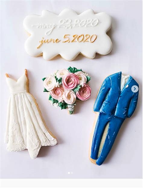 Icing Cookies Getting Married Bride Instagram Cookie Ideas