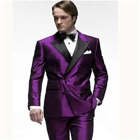 Gwenhwyfar Best Selling Peak Lapel Double Breasted Men Wedding Suits