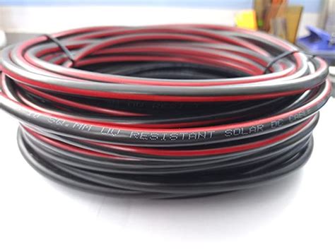 Kenbrook Solar DC Cable XLPO TUV Protected 10 Sq Mm 80 Meter 40m Red