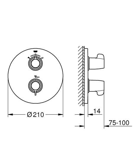 Grohtherm Special Thermostatic Bath Mixer Grohe