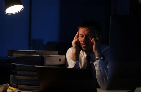 Premium Photo Tired Business Person
