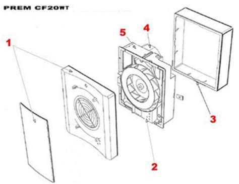 Xpelair Premier Cf20wt 90728aw Spares