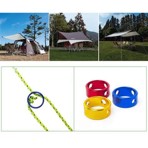 Tent Wind Rope Round Regulating Buckle Camping Cord Tensioners Outdoor