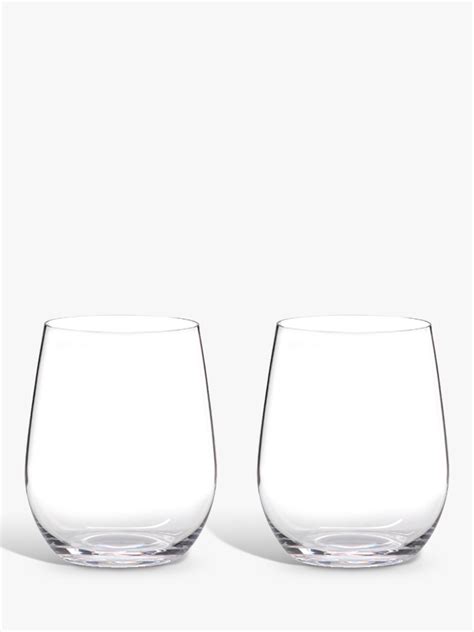 Riedel O Stemless Viognier Chardonnay White Wine Glass 320ml Set Of 2