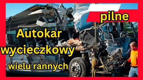 PILNEL Koszmar pod Rzeszowem Autokar uderzył w stojącą ciężarówkę