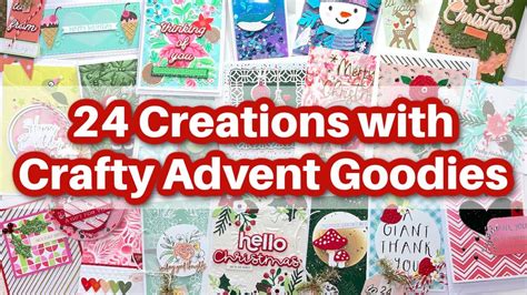 All Days And Creations Of The Crafty Advent Calendar By Spellbinders