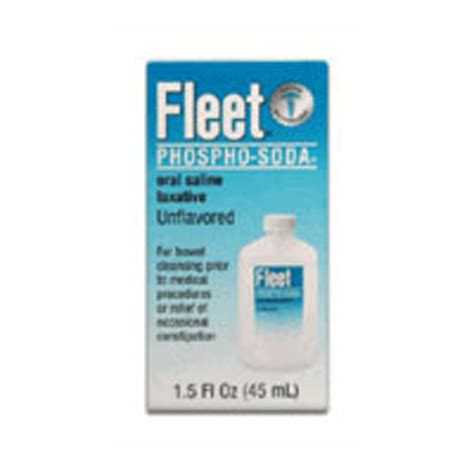 Phospho-Soda, Fleets, Unflavored, 1.5 Ounce Bottle | McGuff Medical Products