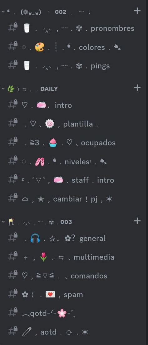 Discord Inspiration En Simbolos De Texto Simbolos Copiar Y