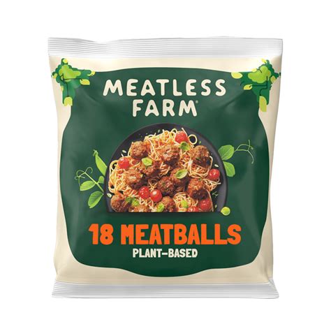 Frozen Plant Based Meatballs Vegan Meatballs Meatless Farm