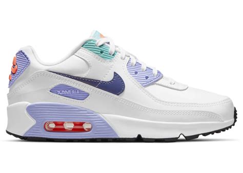 Nike Air Max 90 SE White Dark Purple Dust (GS) - CZ4500-100 - US