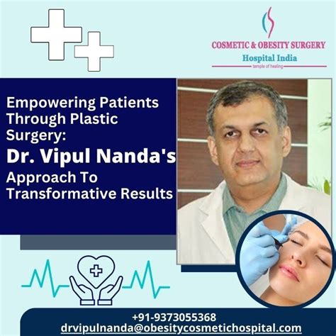 Empowering Patients Through Plastic Surgery Dr Vipul Nanda S Approach