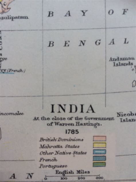 1905 India At The Close Of The Government Of Warren Hastings Etsy Uk