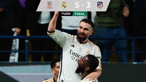 Triunfo De Alta Tensi N Real Madrid Elimina Al Atleti En Supercopa