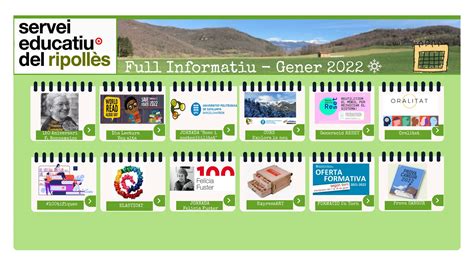 Full Informatiu Gener 2022 Servei Educatiu del Ripollès