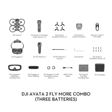 Dji Avata 2 Fly More Combo Camera Drone Camera2u Malaysia Top Camera