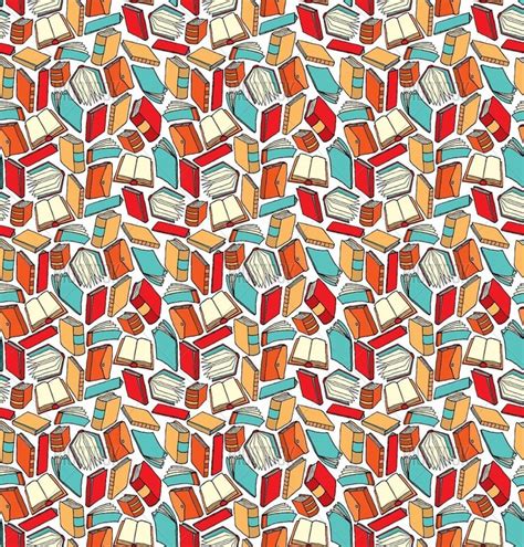 🔥 Free Download Seamless Book Pattern Background Wallpaper Royalty Free