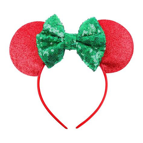 A Miaow Black Mouse Ears Headband Mm Glitter Hair Hoop