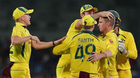 India Vs Australia Adam Zampa Stars In Aussies Win In Rd Odi As