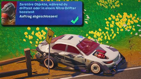 Zerstöre Objekte Während Du Driftest Oder In Einem Nitro Drifter