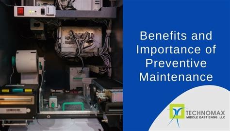 Preventive Maintenance Benefits And Importance