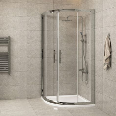 Imperial 760 X 760mm Quadrant Shower Enclosure 6mm Double Sliding Doors Royal Bathrooms