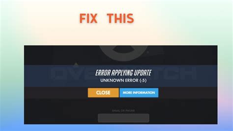 How To Fix Error Applying Update In Overwatch 2 YouTube