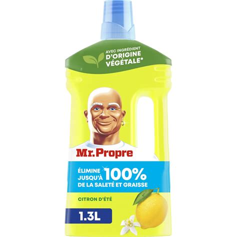 Mr Propre Nettoyant Menager Multi Usages Citron Bouteille L La