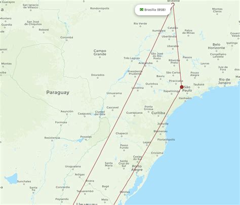 Flights From Brasilia To Punta Del Este BSB To PDP Flight Routes