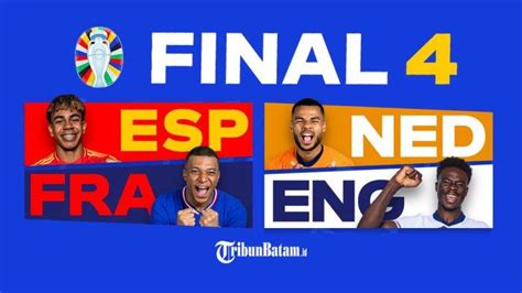 Jadwal Semifinal Piala Eropa Malam Ini Spanyol Vs Prancis Besok