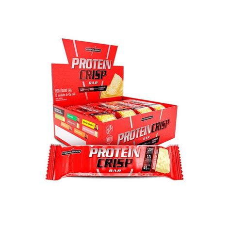 Suplemento Em Barra Integralmédica Protein Crisp Bar Proteínas Em Caixa