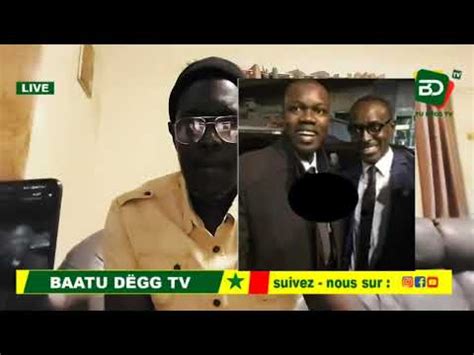 Amadou Sall Doff Ndeye Akhenaton Ousmane Sonko Les Hypoth Ses