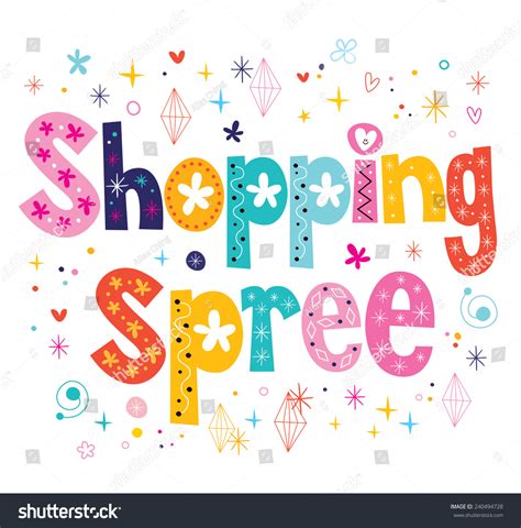 Shopping Spree Stock Vector (Royalty Free) 240494728