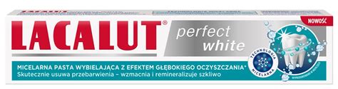 Lacalut Perfect White pasta do zębów 75 ml 14646372747 Allegro pl