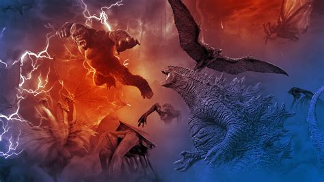 Godzilla Vs Kong Monsterverse Wallpaper By Thekingblader995 On Deviantart