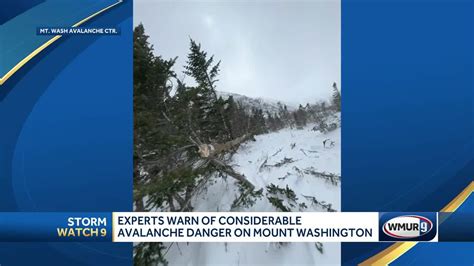 Experts Warn Of Considerable Avalanche Danger On Mount Washington