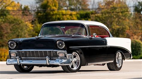 Black And White 1956 Chevrolet 210 Is A Nice Break From Fancy Body