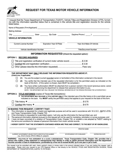 Tx Vtr 275 2005 Fill And Sign Printable Template Online Us Legal Forms