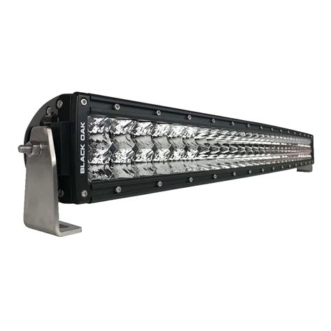 Black Oak Pro Series Curved Double Row Combo Light Bar Black